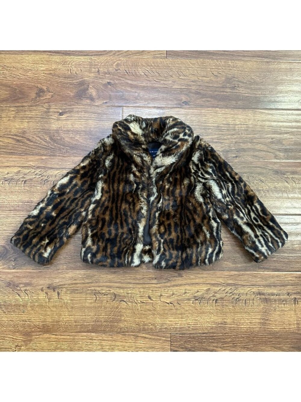 Ralph Lauren animal print faux fur peacoat